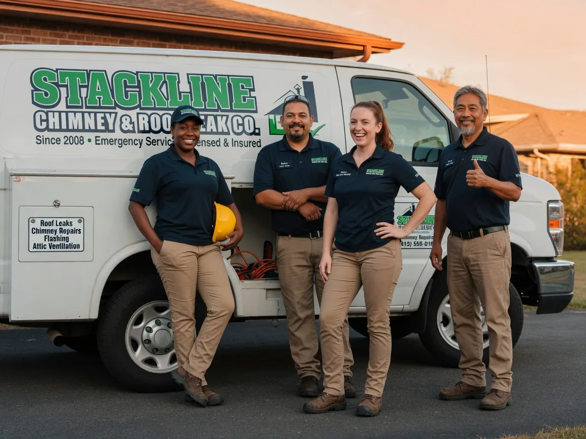 Chimney flashing repair company in Topsham, VT